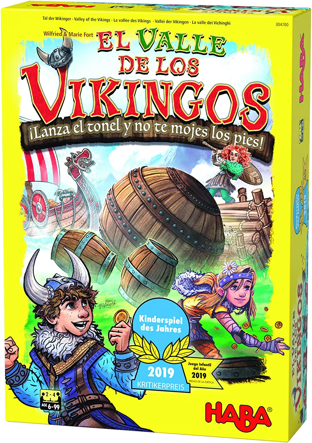 HABA 304700 Valley of the Viking (El Valle de los Vikingos), Colourful, 6.8 cm x 21.8 cm x 31.0 cm