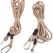 Tree Swing Conversion Ropes Complete Kit with Galvanised Steel Fixings Choice of 2 Lengths (5.5m Pair of Ropes)