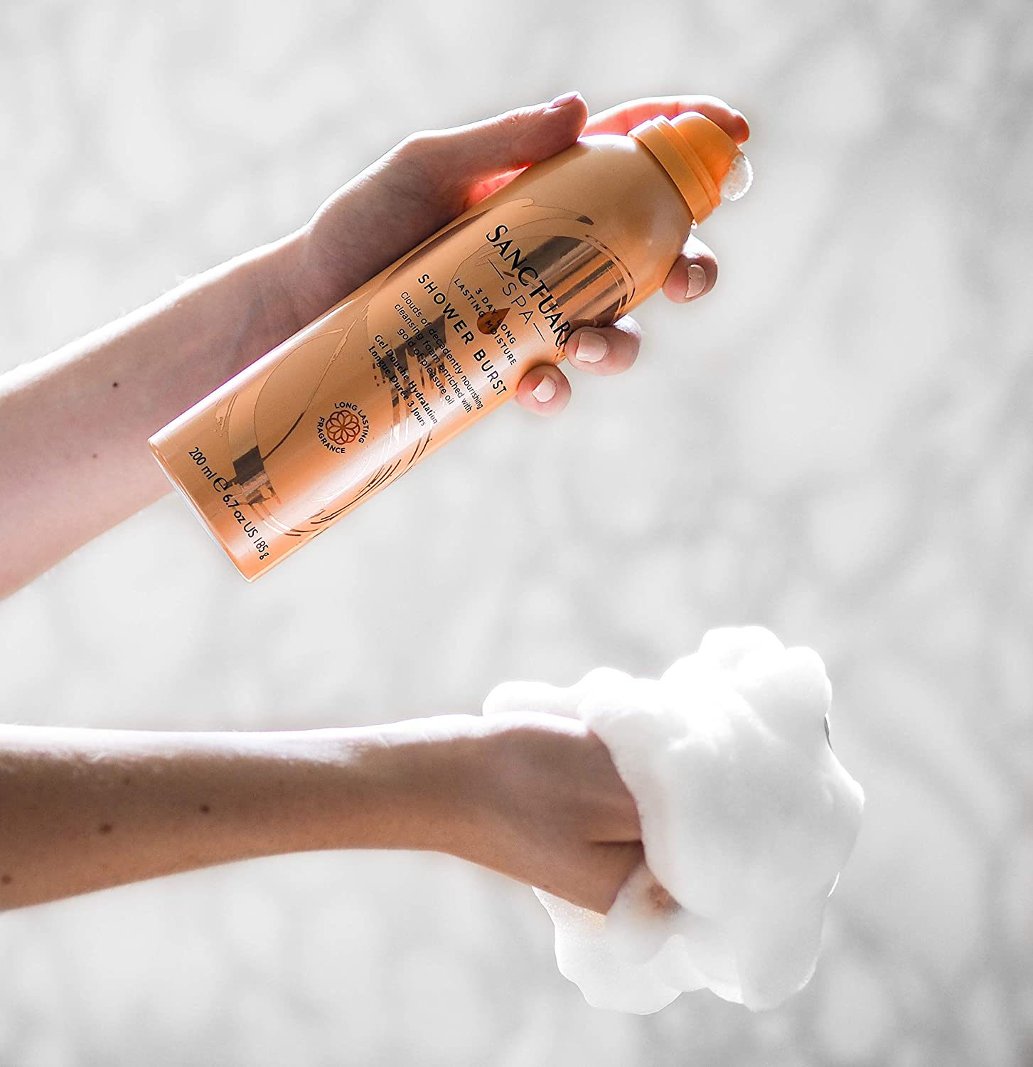 Sanctuary Spa Foaming Shower Gel, Mousse Infused with Natural Oils ...