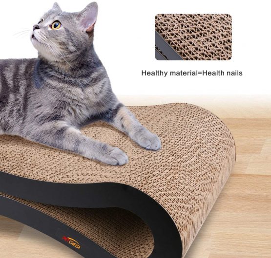 PetCheer Ultimate Cat Scratcher Lounge Bed,Superior Cardboard & Construction - Image 4