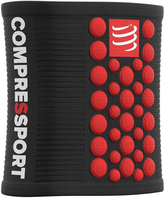 COMPRESSPORT Sweatbands 3D Muñequera antitranspiraction multideporte