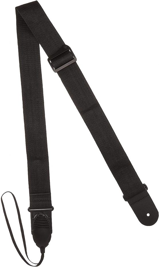 D'Addario Accessories Guitar Strap - Guitar Accessories - Electric Guitar Strap, Acoustic Guitar Strap, Acoustic Electric Guitar Strap & Bass Guitar Strap - Quick Release - Black