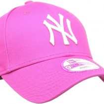 New Era 9Forty Womens Fashion ESS NY Yankees Baseball Cap - Pink/White