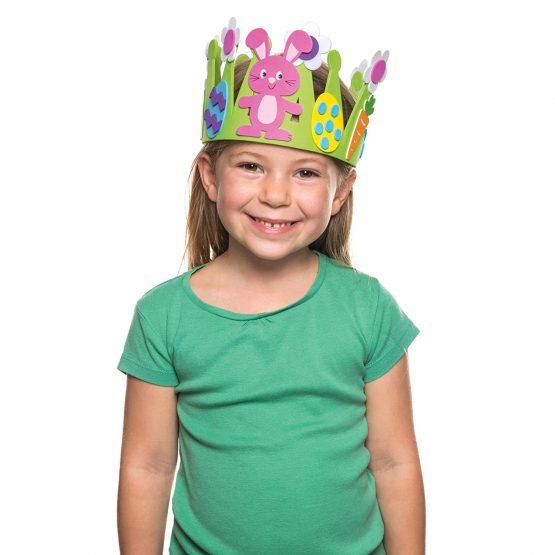 Baker Ross AW122 Easter Crown Kits (Pack of 2) Easter Crafts For Kids to Make, Personalise and Wear For Fancy Dress - Image 3