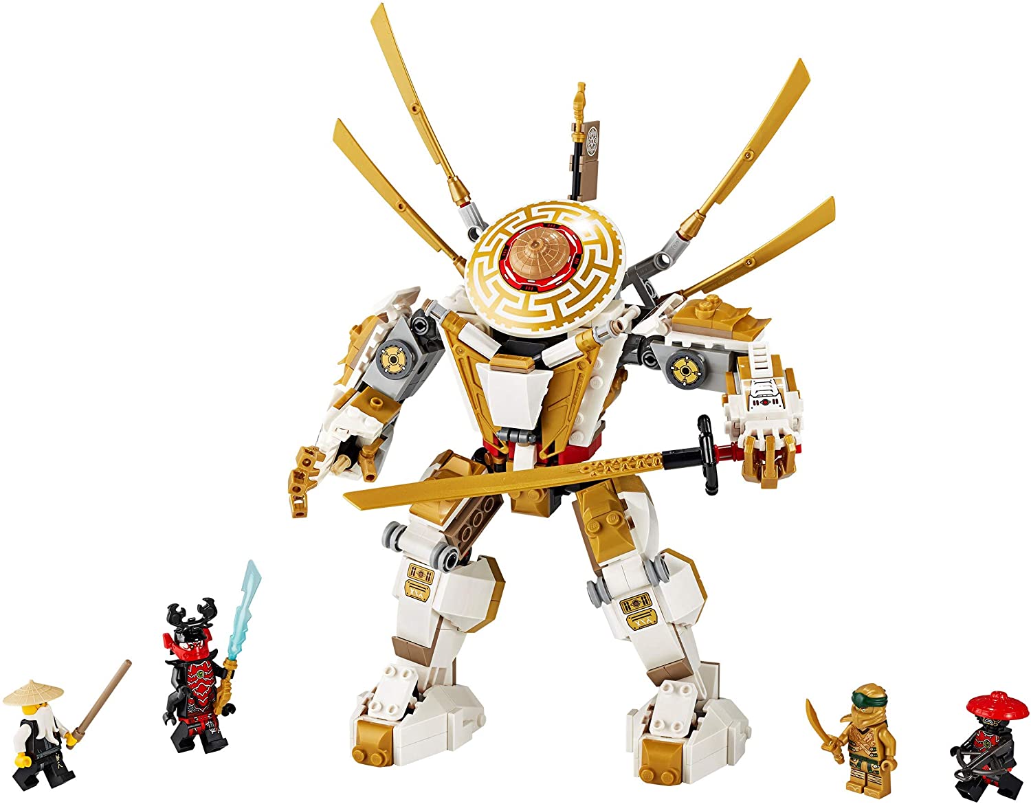 Ninjago Legacy 71702 Golden Mech Lloyd Becomes The Golden Ninja