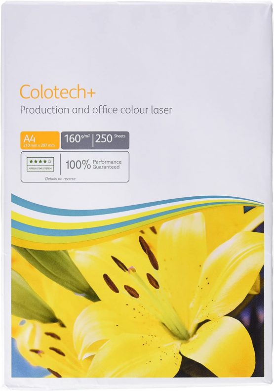 Xerox Colotech Plus Copier Paper Premium 160gsm A4 White Ref 003R98852 [250 Sheets]