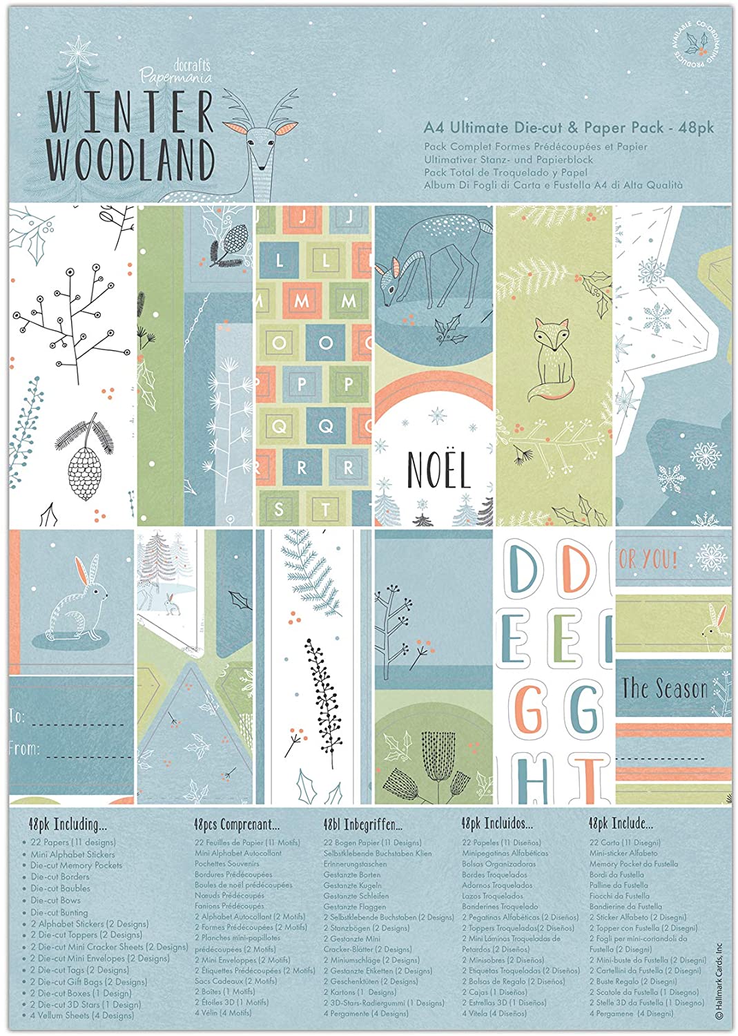 A4 Ultimate Die-cut & Paper Pack, Multi