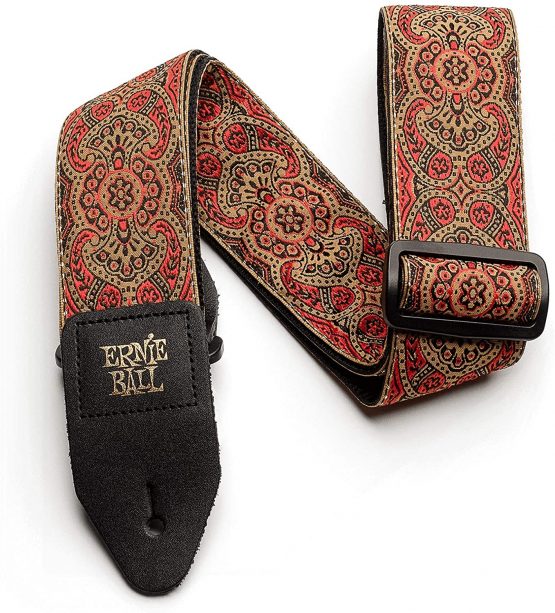 Ernie Ball Crimson Paisley Jacquard Strap