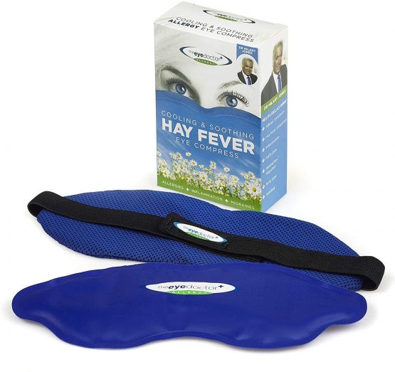 The Eye Doctor Allergy - Cold Eye Compress for Allergy & Hayfever Symptoms, Inflammation, Puffy Eyes, Headaches and Migraines. Reusable Gel Eye Mask for Soothing Relief – Cold Therapy