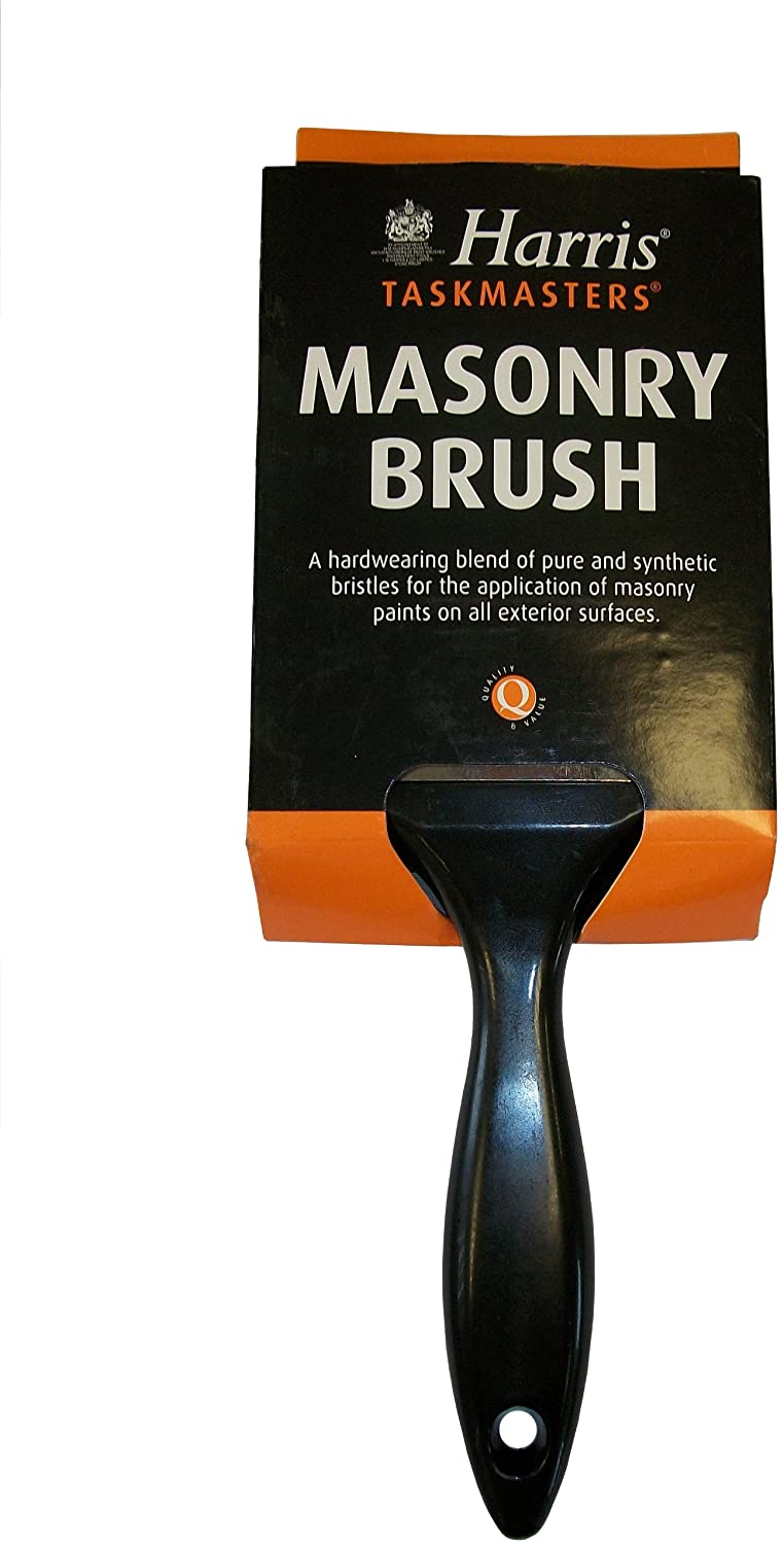 Shed and Fence Brush, Black, 4 Inch/ 100mm - Image 2