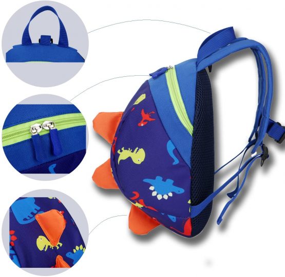 Cosyres Toddler Dinosaur Baby Backpack with Reins, Kids Safety Harness Backpack Boys - Image 3
