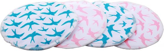 Ana Wiz Washable Bamboo Breast Pads (Pack of 4, Mixed Pack) - Image 2