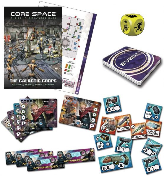 Battle Systems Core Space Galactic Corps Expansion Set - 28mm Miniatures - Board Game -Event cards -Modular 3D Terrain - Wargaming BSGCSE002 - Image 2