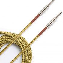 D'Addario Custom Series Braided Instrument Cable, Tweed, 10'