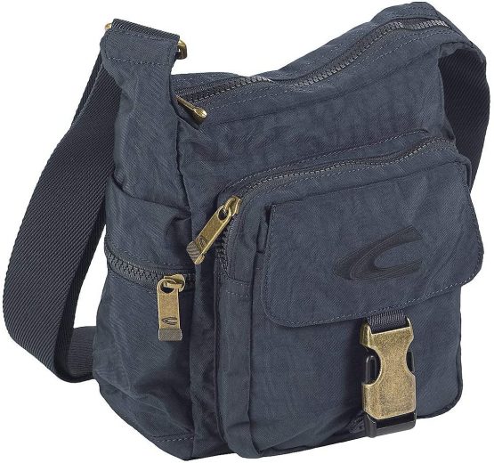 camel active Journey 23 cm Shoulder Bag, darkblue (Blue) - B00 606 58