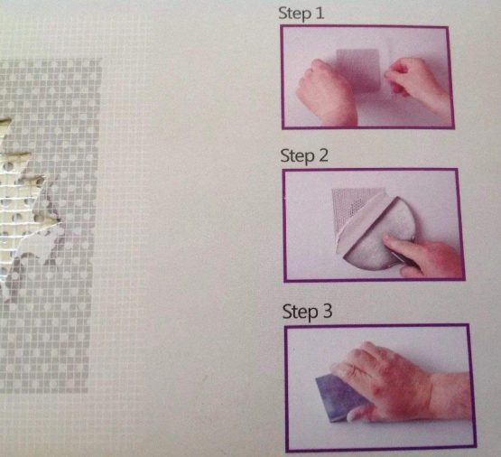 Gyproc Plasterboard Patches various sizes 12 Pack (2 x 50mm, 5 x 100mm & 5 x 150mm)) - Image 3