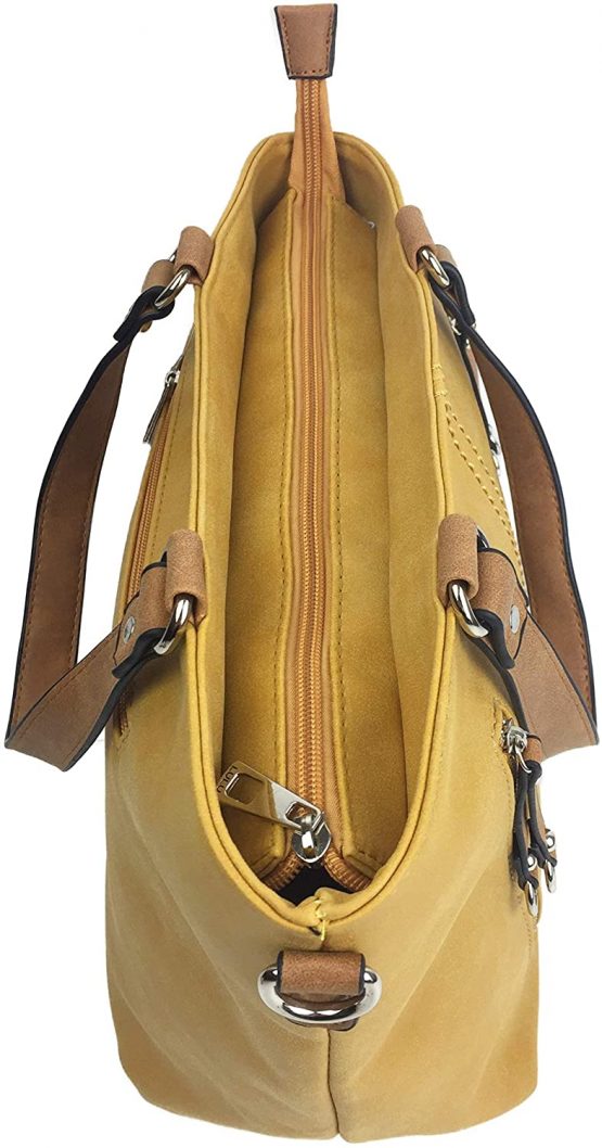 Medium Size Classic Designer Handbags for Women Beautiful Ladies Top Handle Fashion Grab Bag with Long Detachable Adjustable Shoulder Strap. - Image 4