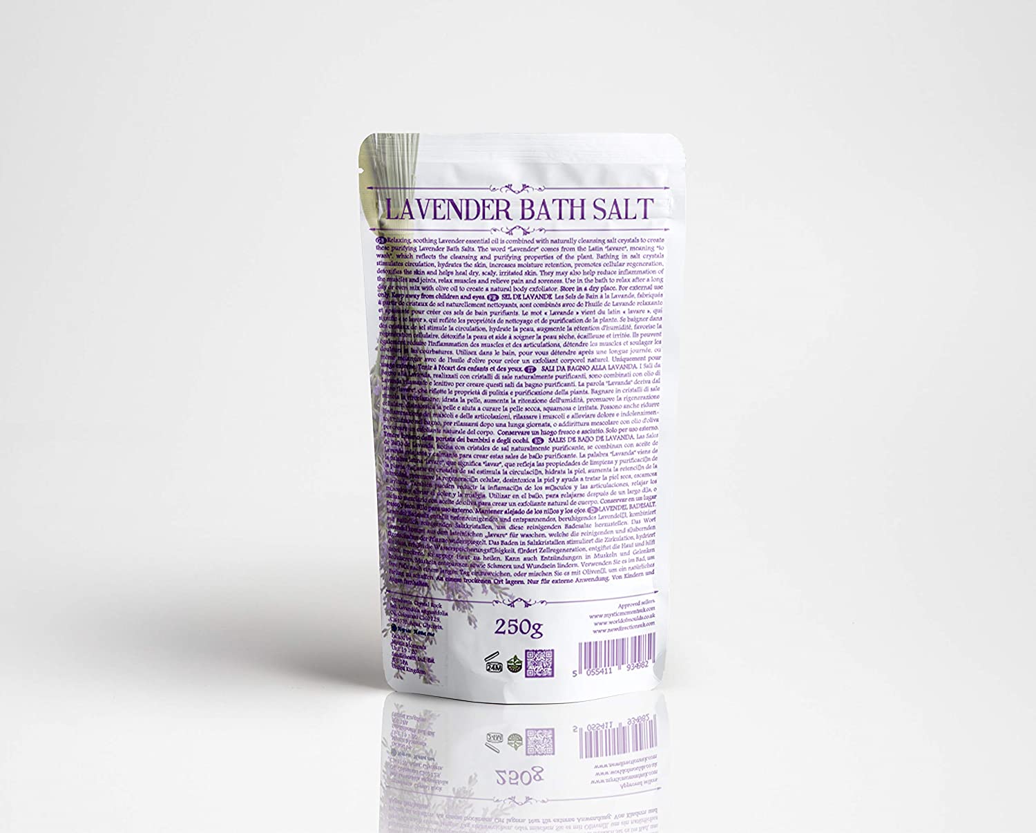 Mystic Moments Lavender Bath Salts 500g, 500 g (Pack of 1) - Image 2