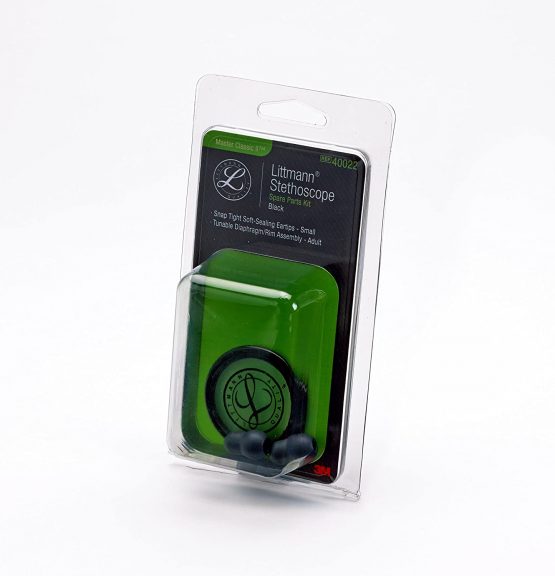 3M Littmann Stethoscope Spare Parts Kit, Master Classic , Black, 40022 - Image 2