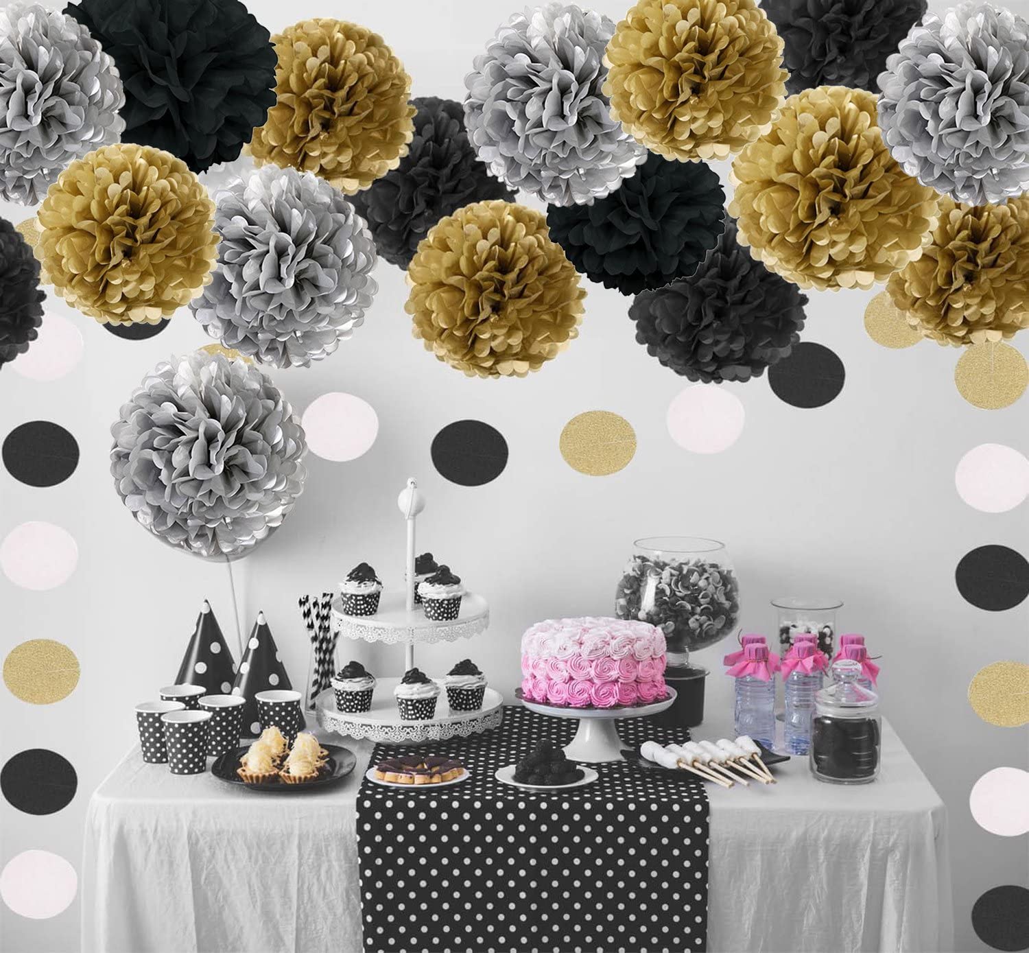 Recosis Tissue Paper Pom Poms - Image 4