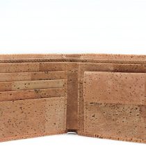 Cork Wallet, Boshiho Vegan Wallet Rfid Blocking Purse, Slim Wallet With Coin Pocket Card Holders (Tan) Ideal for Christmas and New Year Gift(Size: 4.5 x 3.7 x 0.5 inch)