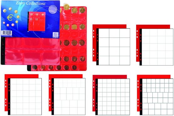 Exacompta Coin Album/Binder Refill Pages, 40 mm Pockets - Image 4