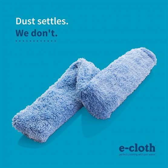 E-Cloth Cleaning & Dusting Wand Sleeve, Microfibre, 300 Wash Guarantee, Blue, 1 Pack - Image 3