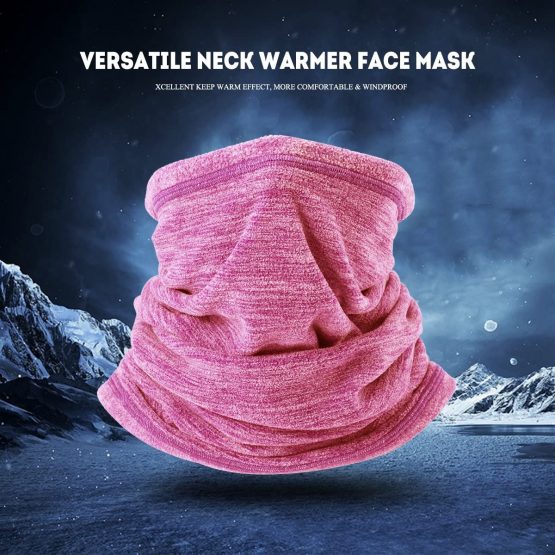 WTACTFUL Soft Fleece Neck Warmer Neck Gaiter Face Mask Cover Scarf Keep Warm for Cold Weather Winter Outdoor Sports - Image 2