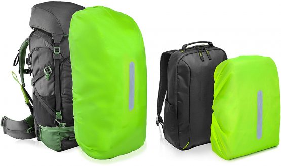 MyGadget Rainproof Backpack Cover Up to 55L - Waterproof Reflective Rain Protection for Backpacks - Traveling Trekking Outdoor Activities Bike Bicycle - Image 3