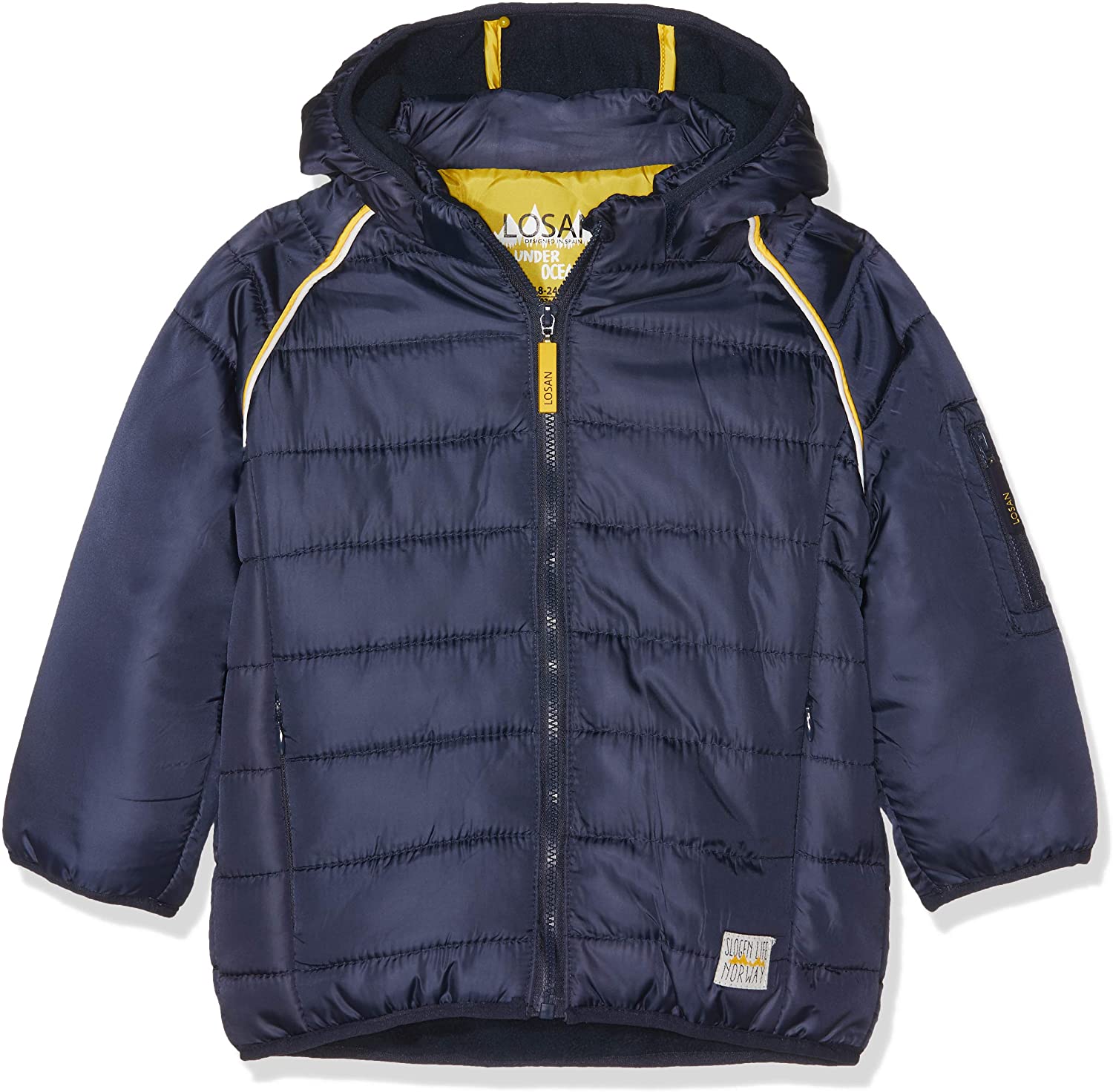 Losan Baby_Boy's 827-2000AC Coat, Blue (Light Navy 378), 74 cm (6-9 Months)