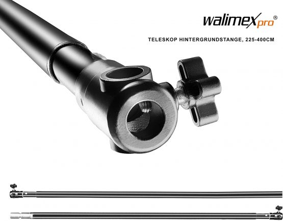 Walimex TELESCOPIC Background Crossbar, 224-400cm