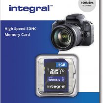 Integral 16GB SD card High Speed memory SDHC Up to 100MB/s V10 UHS U1