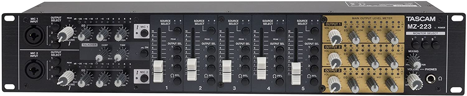 Tascam Mz-372 Installation Mixer, Black - Image 2