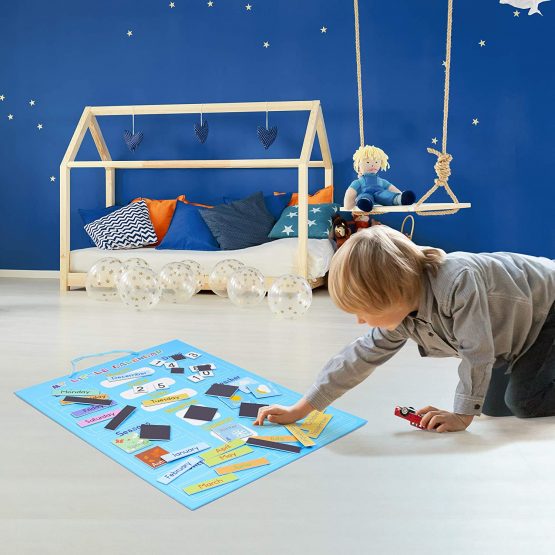 Chuckle - My First Calendar for Weather, Days of the Week, Magnetic with Hanging Loop - Image 3