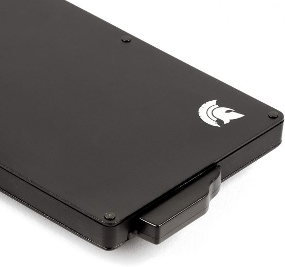 POWR Card Holder Wallet, Mens Minimalist Slim Metal RFID Blocking Contactless Card Protector - Image 3