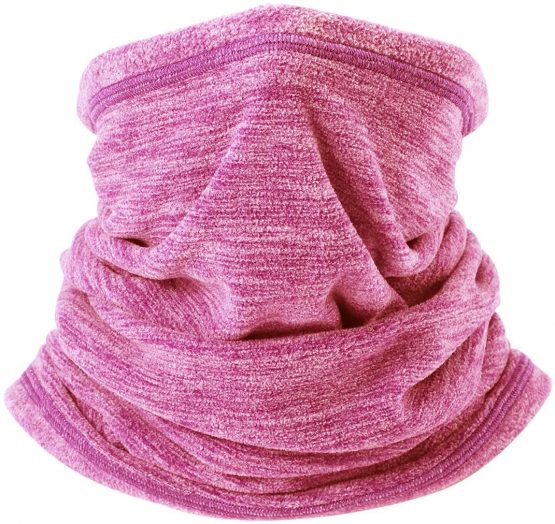 WTACTFUL Soft Fleece Neck Warmer Neck Gaiter Face Mask Cover Scarf Keep Warm for Cold Weather Winter Outdoor Sports