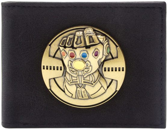 Avengers Infinity Gauntlet Soul Gems Black ID & Card Wallet
