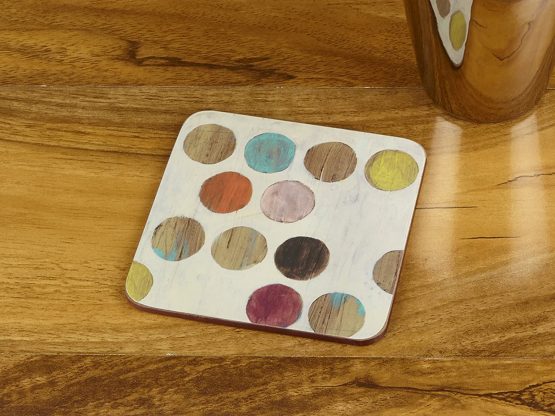 Creative Tops 5176585 "Retro Spot" Premium 6-Piece Set of Cork-Backed Coasters by, 10.5 x 10.5 (4" x 4") - Image 2
