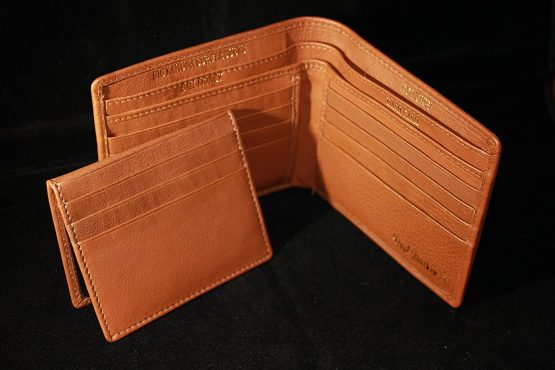 Bad Mother Fucker - Embroidered, Real Leather, Tan, Free CC Wallet - Image 3