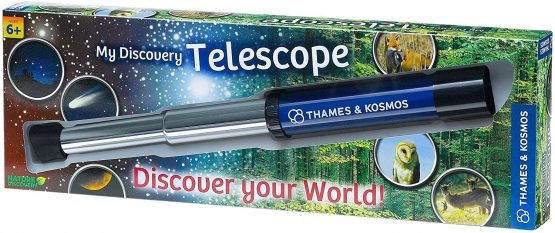 Thames and Kosmos | 676919 | My Discovery Telescope 12X Optical Magnification | Watch Wildlife and View The Stars At Night | Nature Discovery | Ages 6+