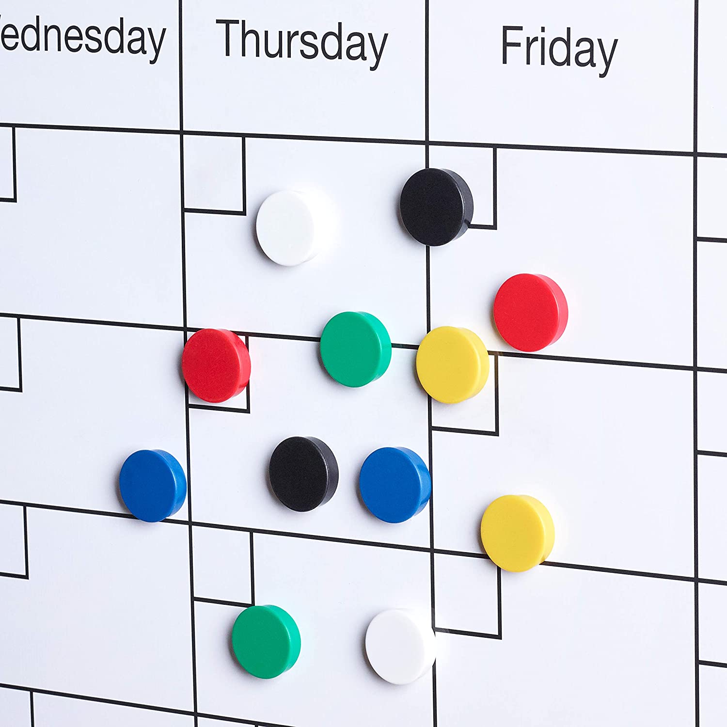 Scribble Direct 24 Pack 25mm (1 Inch) Fridge Magnets & Whiteboard Magnets - Image 4
