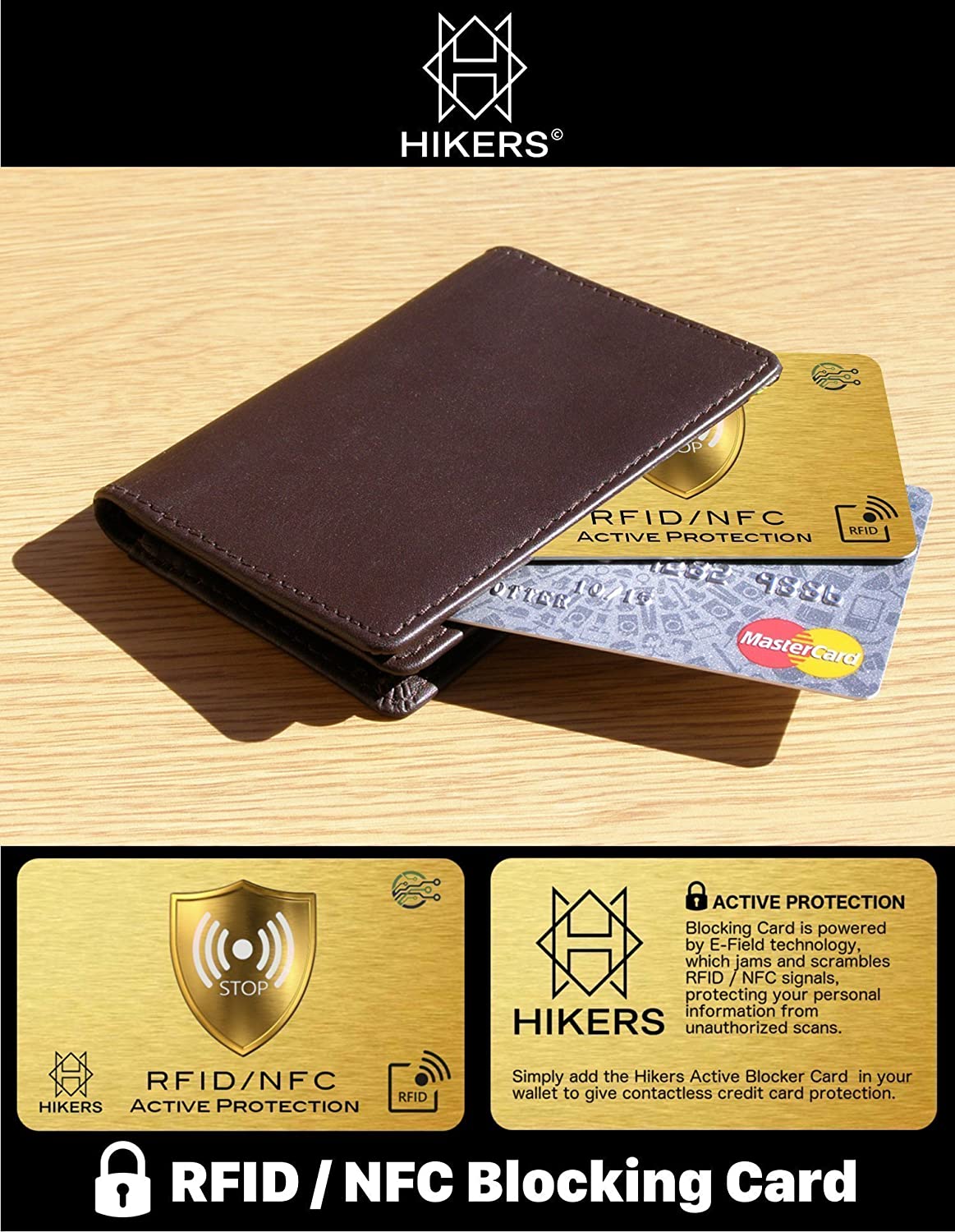 RFID/NFC Blocking Card, Signal Blocker, Contactless Cards Protection, 1 Card Protects Your Entire Wallet, No Fiddly Sleeves - Image 2
