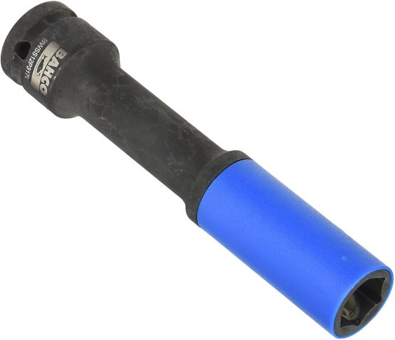 Bahco BWSS12P317L 1/2" Long Reach Impact Wheel Socket ,17mm, Blue