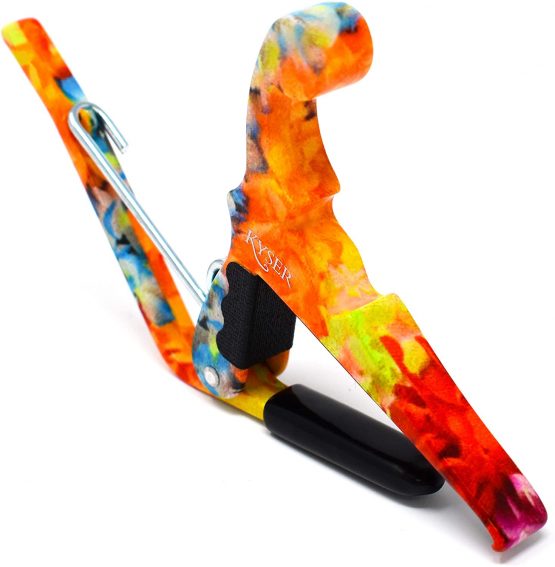 Kyser Quick-Change Capo for ukuleles, Hawaiian Lei, KULEA - Image 3