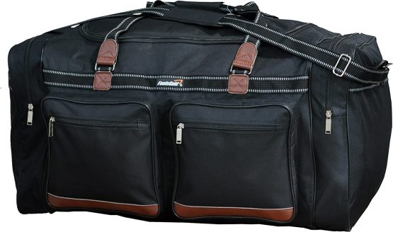 foolsGold Extra Large 120L Holdall Travel Duffle Bag in Black - Image 3