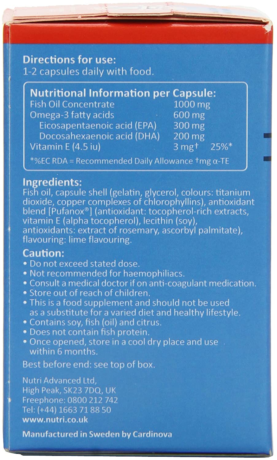 Eskimo-3 Extra High Strength Omega-3 Fish Oil by Metagenics - 500mg Essential Fatty Acids EPA & DHA - 50 Capsules - Image 4