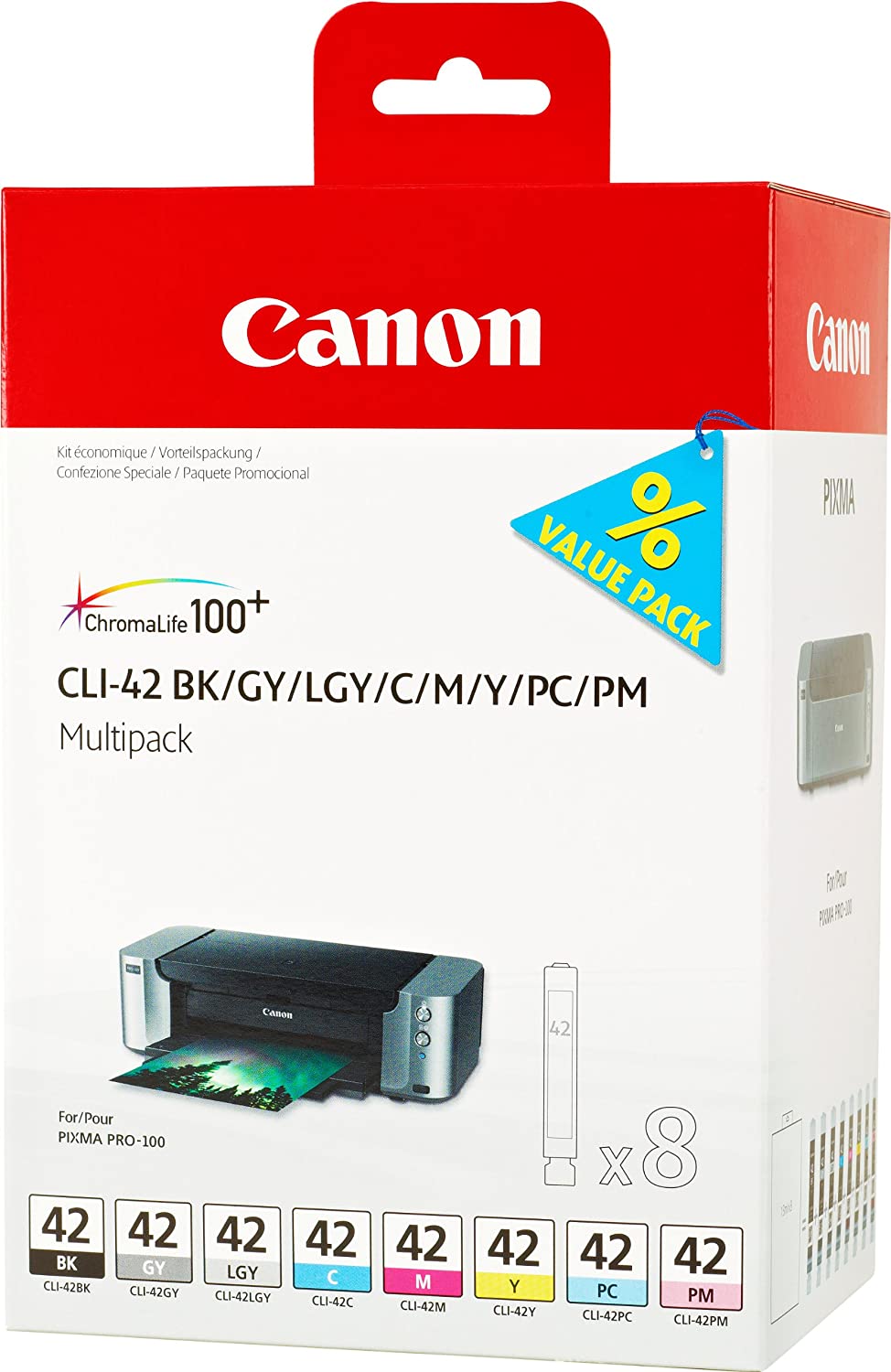 Canon Genuine Ink Cartridges CLI-42 Multi Pack Ink Cartridge - Image 3
