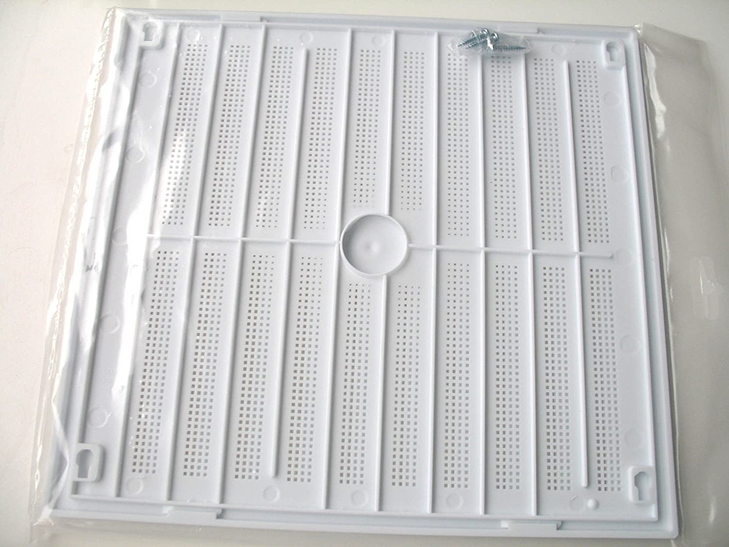 DOM'S DIY DIRECT WHITE ADJUSTABLE HIT AND MISS LARGE AIR VENT 11.25 " X 10.5 " VENTILATOR COVER - Image 3