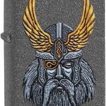 Zippo Lighter, Viking Brass, 5.5 x 3.5 x 1 cm