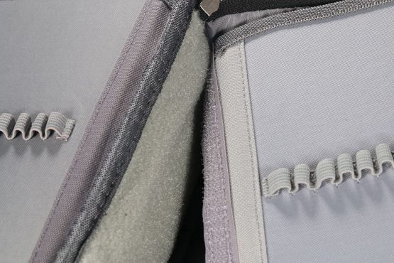 AMGOMH Pencil Case, 72 Slots Multi-Functional Large Capacity Pens Case Pencil Pouch Wrap Coloring Pencil Holder Organizer Stationary Bag with Interior Zippered Pocket for Small Accessories (Purple) - Image 4